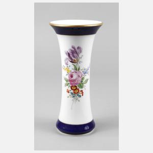 Meissen Trompetenvase Kobaltrand