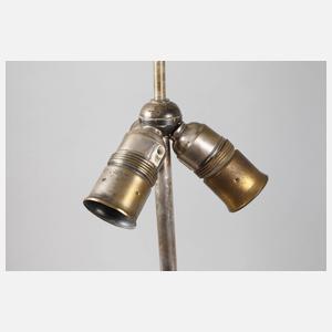 Meissen Lampe ”Mingdrache” mit Silbermontur