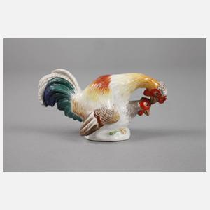 Meissen Miniatur ”Hahn und Henne”