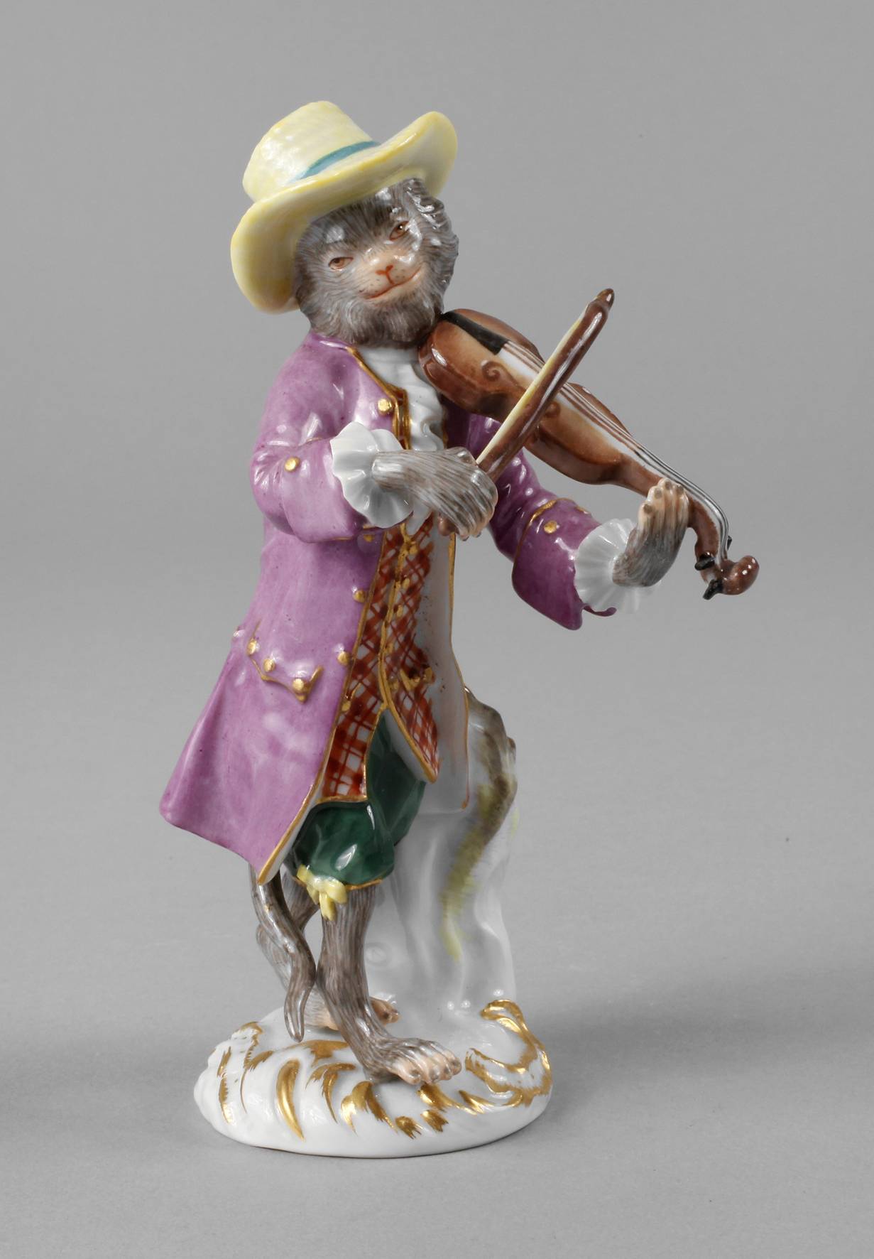 Meissen Geiger aus der Affenkapelle