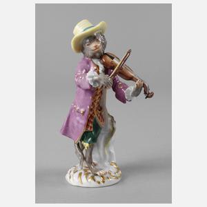 Meissen Geiger aus der Affenkapelle
