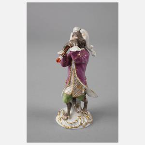 Meissen Klarinettist aus der Affenkapelle