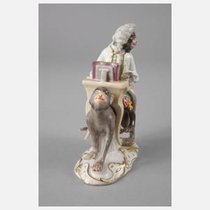 Meissen Klavierspieler aus der Affenkapelle