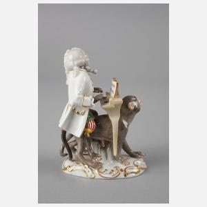 Meissen Klavierspieler aus der Affenkapelle