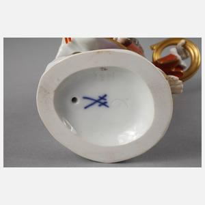 Meissen Waldhornbläser aus der Affenkapelle