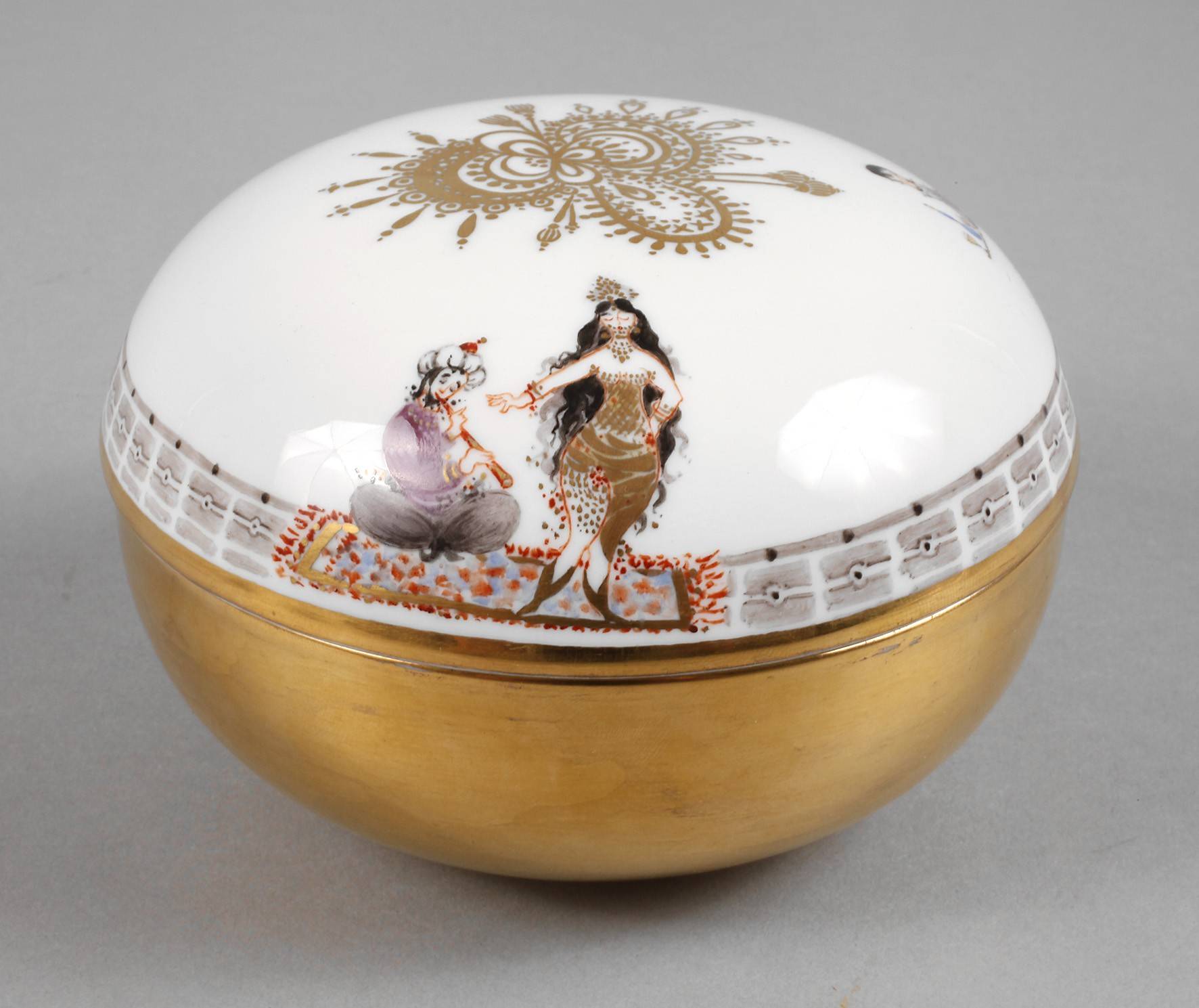 Meissen Deckeldose ”1001 Nacht”