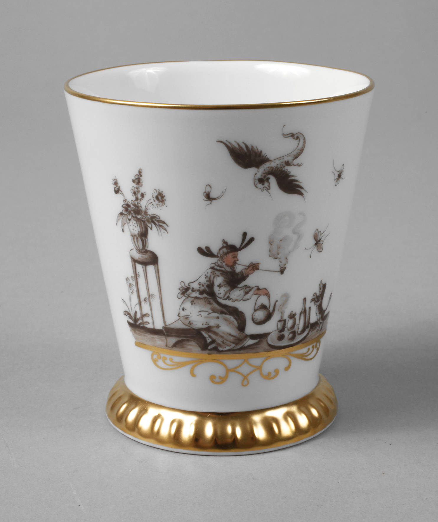 Meissen Jubiläumsbecher ”Chinoiserien nach Höroldt”