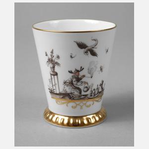 Meissen Jubiläumsbecher ”Chinoiserien nach Höroldt”