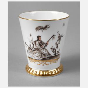 Meissen Jubiläumsbecher ”Chinoiserien nach Höroldt”