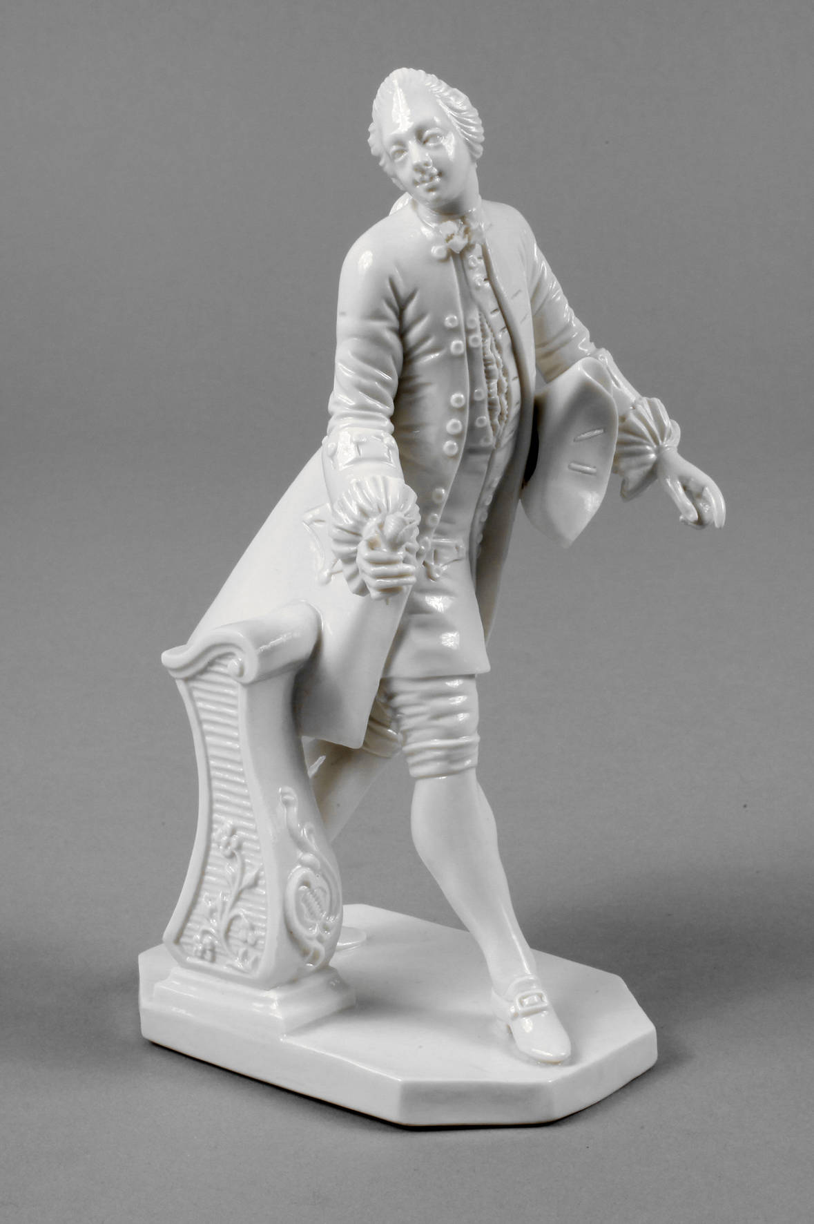 Nymphenburg ”Herr mit Hut und Rose”