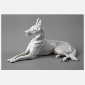 Nymphenburg ”Deutscher Schäferhund (Polizeihund)”