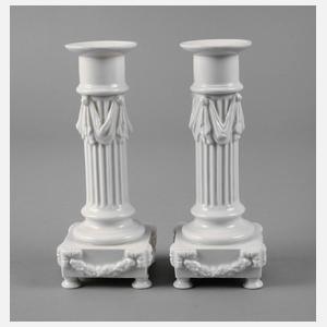 Nymphenburg Paar Kerzenständer