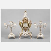 Kaminuhr mit Beistellern111