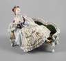 Unterweißbacher Werkstätten Rokokodame mit Hündchen