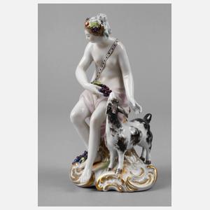 Volkstedt ”Bacchantin mit Ziege”