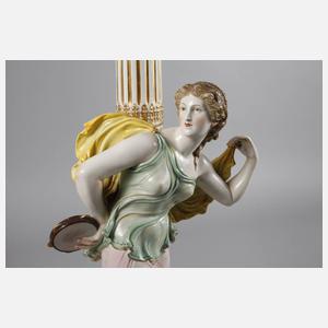 Volkstedt figürlicher Lampenfuß