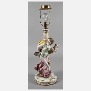 Volkstedt figürlicher Lampenfuß