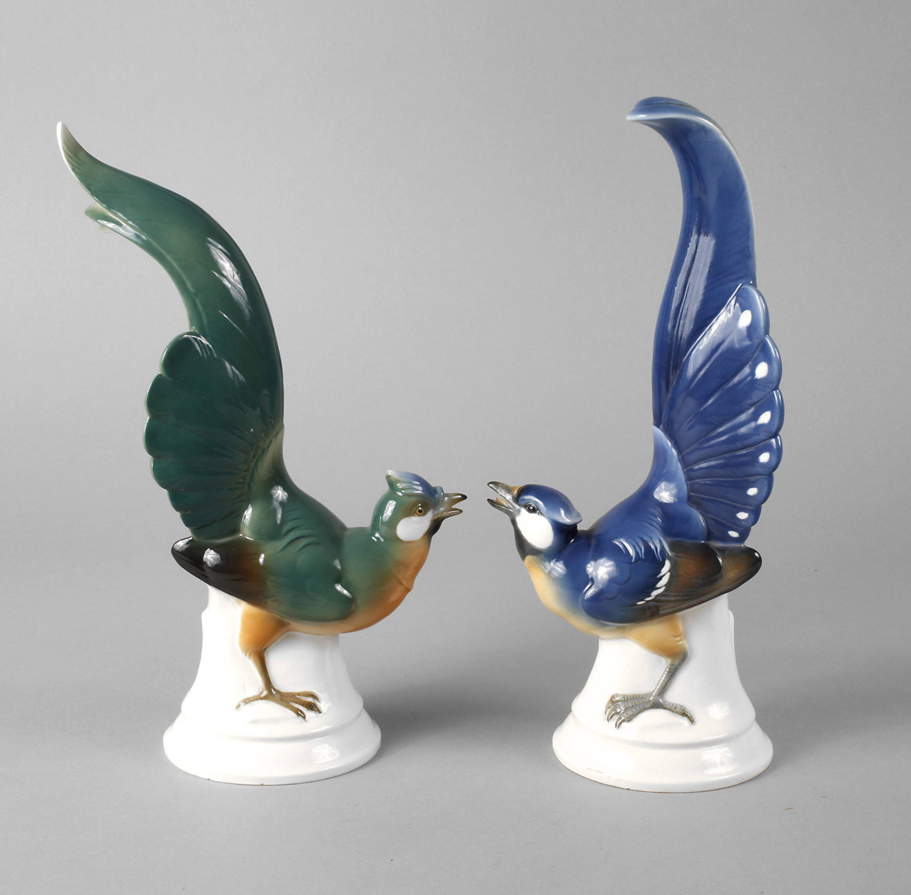 Volkstedt Paar Vögel