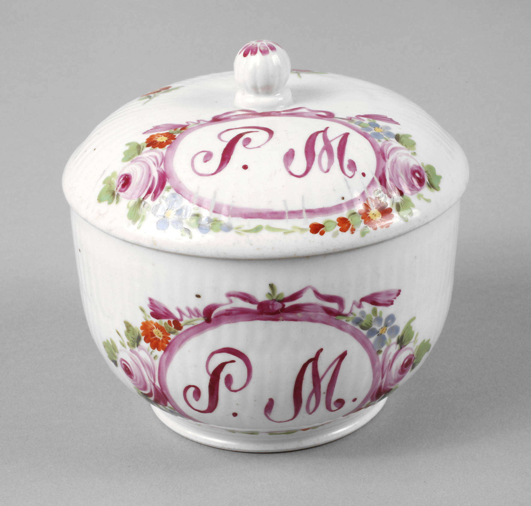 Wallendorf Zuckerdose Biedermeier