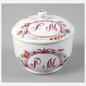 Wallendorf Zuckerdose Biedermeier