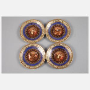 Böhmen Mokkaservice im Wiener Stil