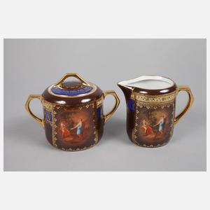 Böhmen Mokkaservice im Wiener Stil