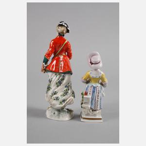 Thüringen zwei Rokokofiguren