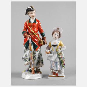 Thüringen zwei Rokokofiguren