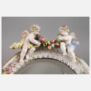 Tischspiegel mit Putten