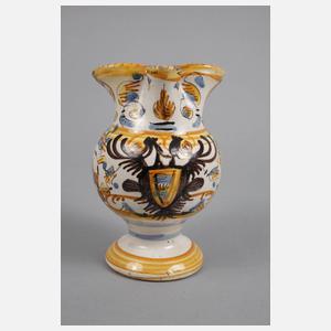 Drei Weinkrüge Majolika