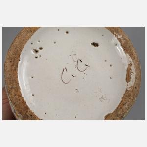 Drei Weinkrüge Majolika