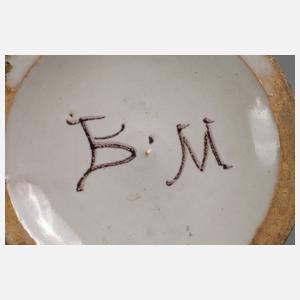 Drei Weinkrüge Majolika