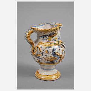 Drei Weinkrüge Majolika