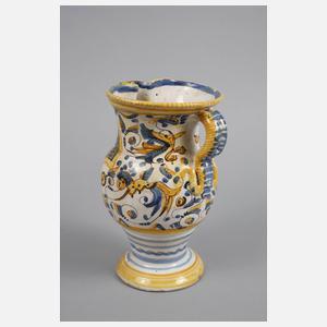 Drei Weinkrüge Majolika