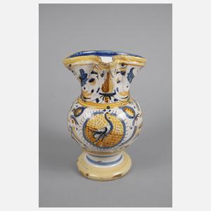 Drei Weinkrüge Majolika