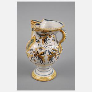 Drei Weinkrüge Majolika