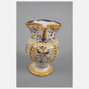 Drei Weinkrüge Majolika