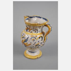 Drei Weinkrüge Majolika