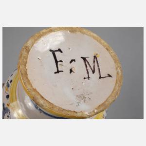 Drei Weinkrüge Majolika