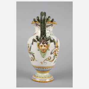 Italienische Doppelhenkelvase