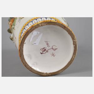 Italienische Doppelhenkelvase