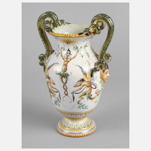 Italienische Doppelhenkelvase