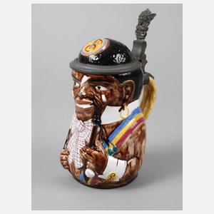 Bierkrug als studentischer Mohr