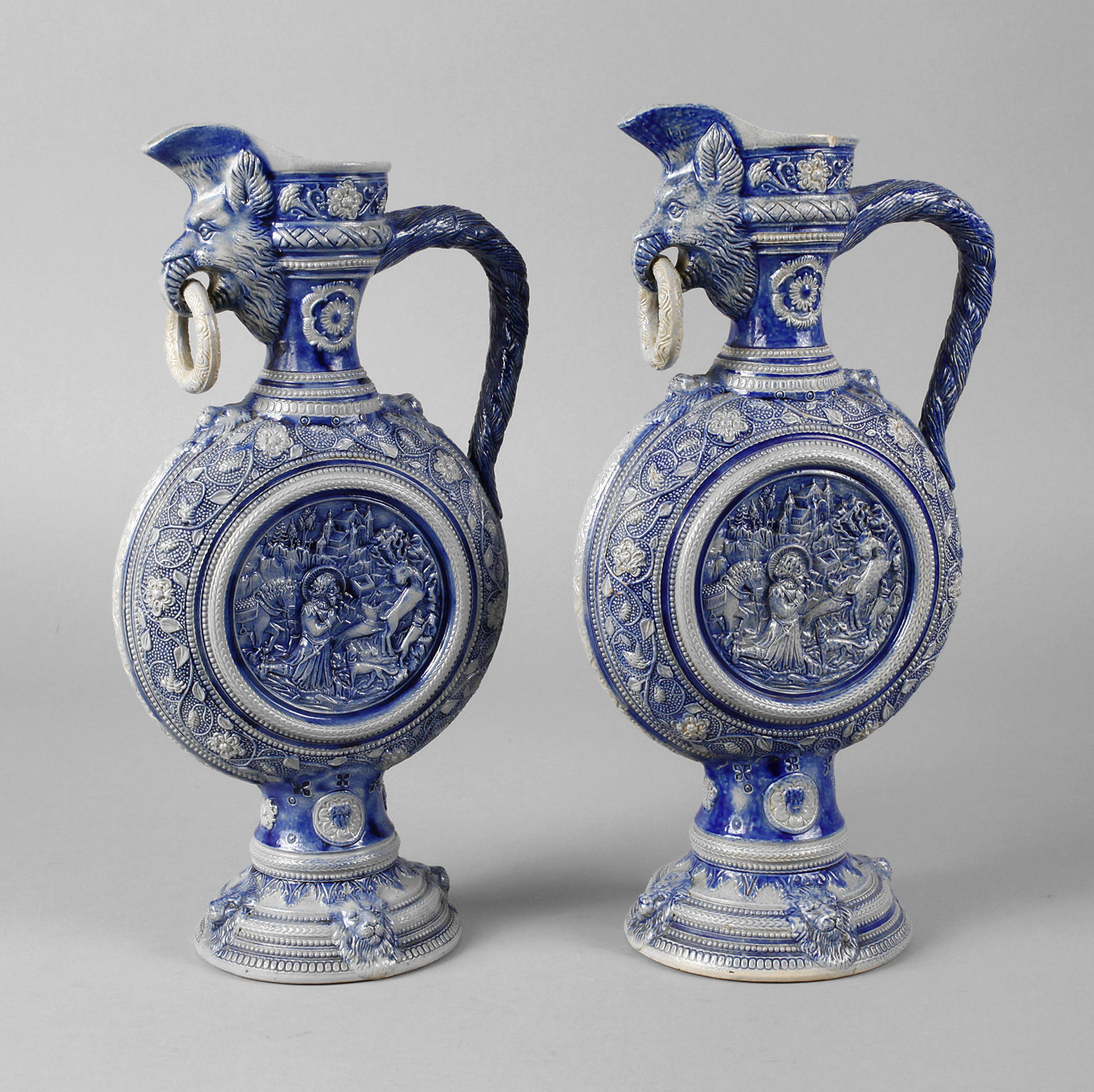 Paar Ringkannen Historismus