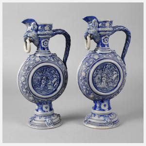 Paar Ringkannen Historismus