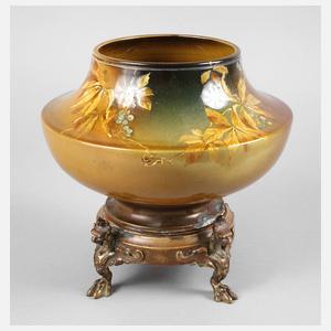 Montierte Jugendstilvase