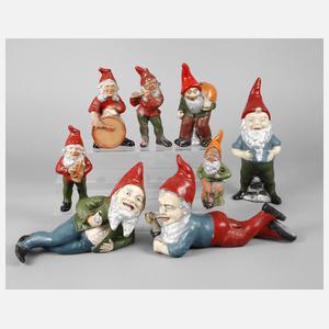 Konvolut Gartenzwerge