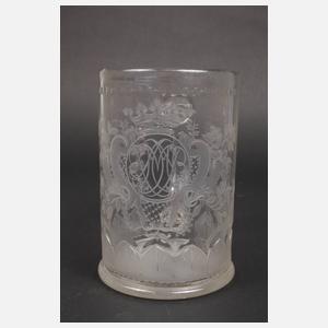 Großer Humpen aus Adelsbesitz