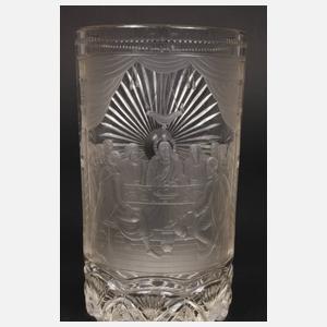 Becher mit dem Abendmahl nach Leonardo da Vinci