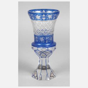 Biedermeier Pokal Steinelschliff